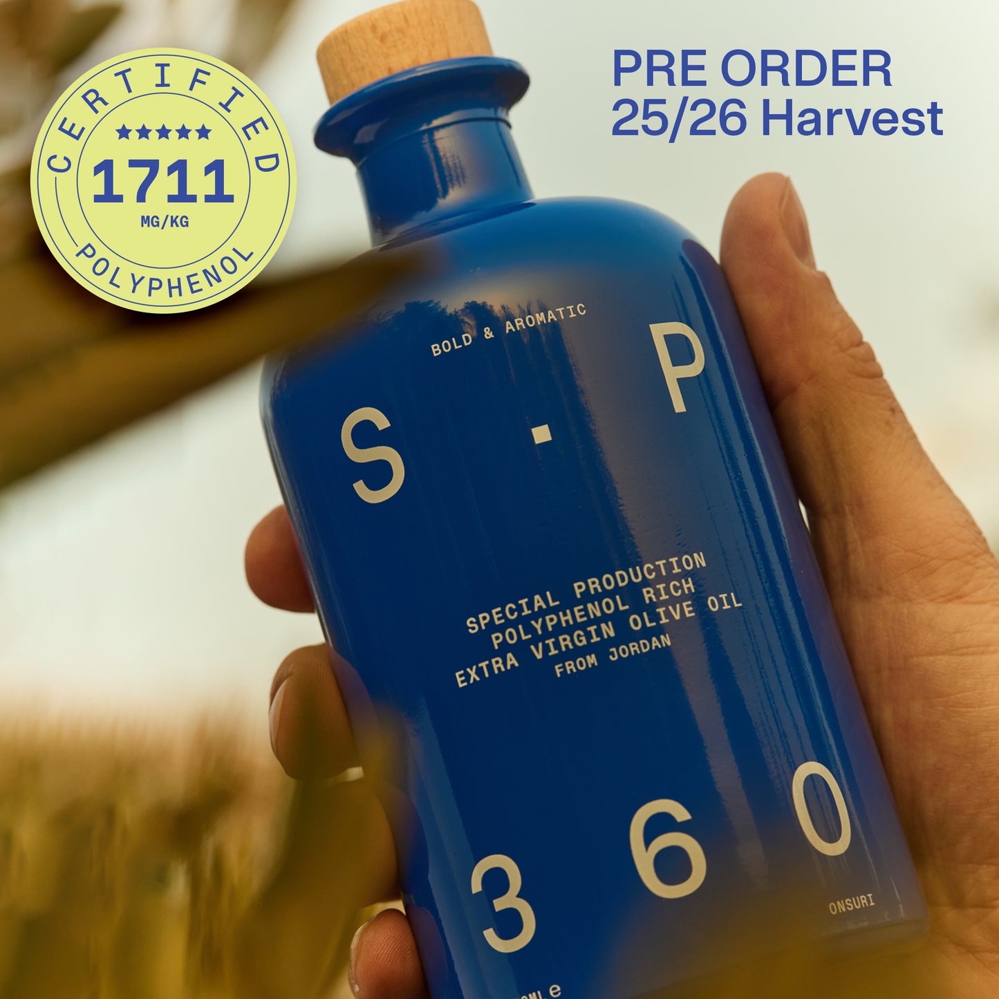 LATEST SEPTEMBER HARVEST - SP360 500ml Extra Virgin Olive Oil Bottle (PRE-ORDER)