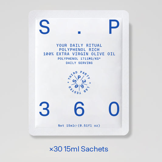 SP360 Extra Virgin Olive Oil Travel Packs (30 x 15ml Sachets)
